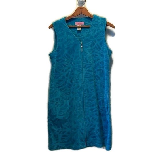 Whispers Other - Whispers Size S Sleeveless Zip Front House Coat Robe Coverup w/Pockets